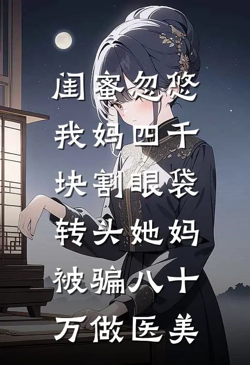 闺蜜忽悠我妈四千块割眼袋，转头她妈被骗八十万做医美