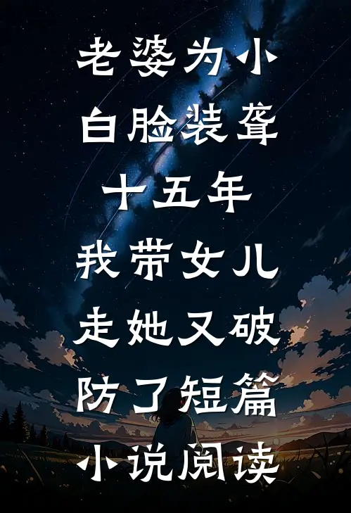 老婆为小白脸装聋十五年，我带女儿走她又破防了短篇小说阅读