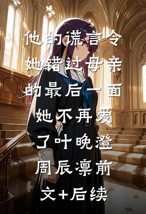 他的谎言令她错过母亲的最后一面，她不再爱了叶晚澄周辰凛前文+后续
