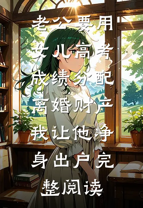 老公要用女儿高考成绩分配离婚财产，我让他净身出户完整阅读