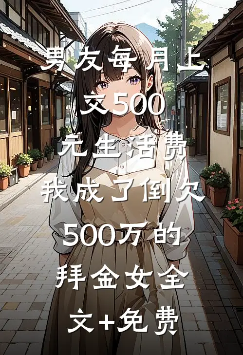 男友每月上交500元生活费，我成了倒欠500万的拜金女全文+免费