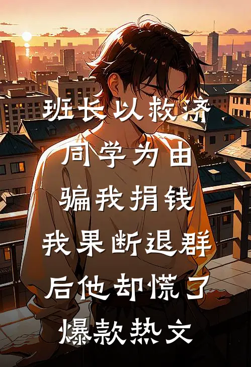 班长以救济同学为由骗我捐钱，我果断退群后他却慌了爆款热文