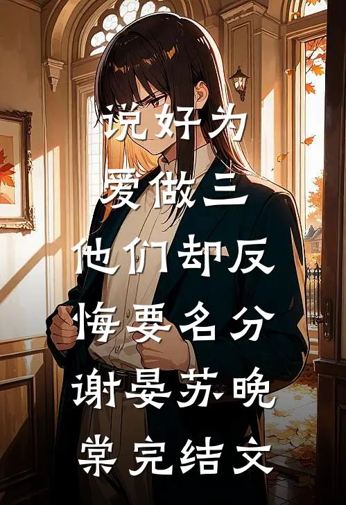 说好为爱做三，他们却反悔要名分谢晏苏晚棠完结文