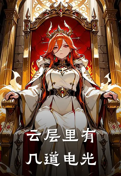云层里有几道电光