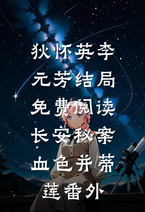 狄怀英李元芳结局免费阅读长安秘案:血色并蒂莲番外