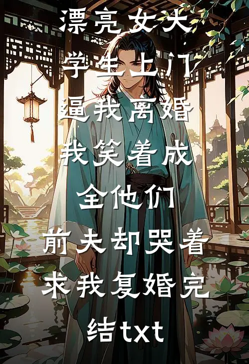 老公养的漂亮女大学生上门逼我离婚，我笑着成全他们，前夫却哭着求我复婚完结txt