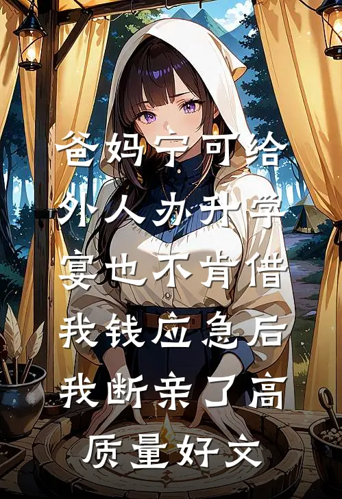 爸妈宁可给外人办升学宴也不肯借我钱应急后，我断亲了高质量好文