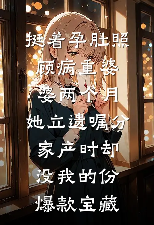 挺着孕肚照顾病重婆婆两个月，她立遗嘱分家产时却没我的份爆款宝藏