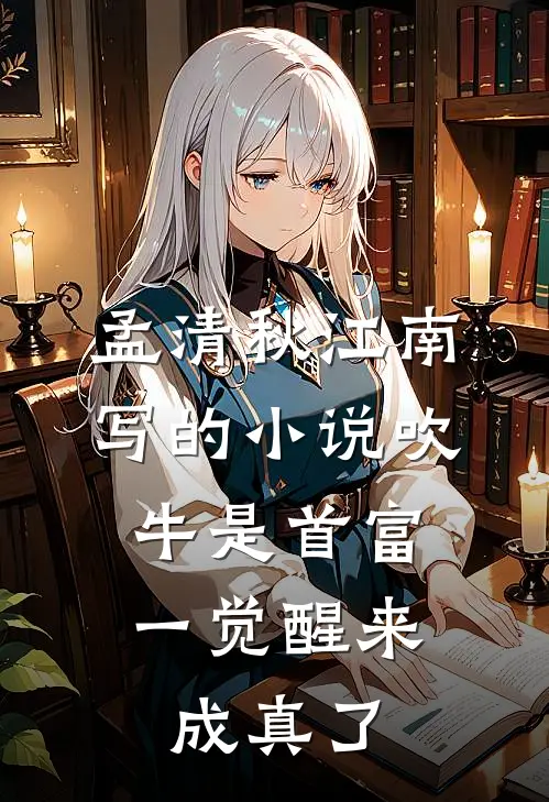 孟清秋江南写的小说吹牛是首富，一觉醒来成真了