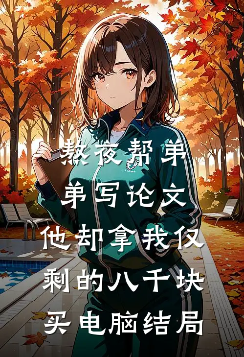 熬夜帮弟弟写论文，他却拿我仅剩的八千块买电脑结局