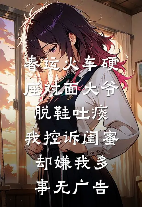春运火车硬座对面大爷脱鞋吐痰，我控诉闺蜜却嫌我多事无广告