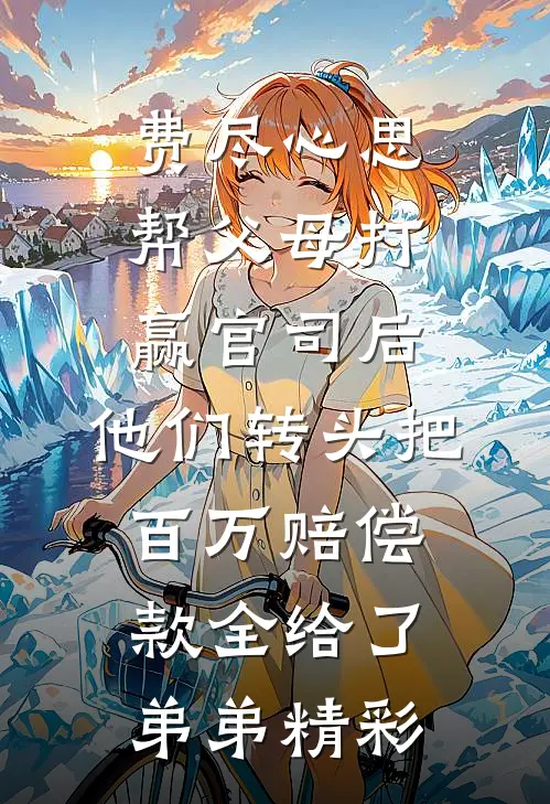 费尽心思帮父母打赢官司后，他们转头把百万赔偿款全给了弟弟精彩