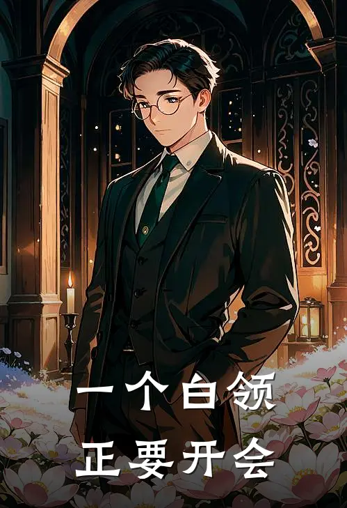 一个白领正要开会