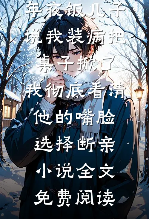 年夜饭儿子说我装病把桌子掀了，我彻底看清他的嘴脸选择断亲小说全文免费阅读