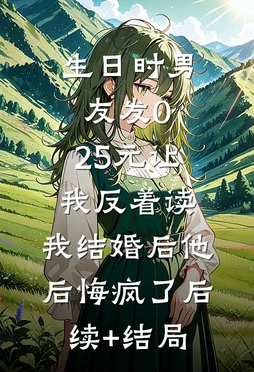 生日时男友发0.25元让我反着读，我结婚后他后悔疯了后续+结局