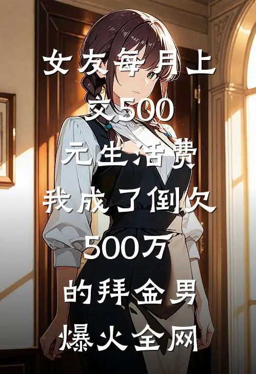 女友每月上交500元生活费，我成了倒欠500万的拜金男爆火全网