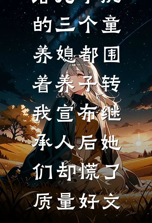 给儿子挑的三个童养媳都围着养子转，我宣布继承人后她们却慌了质量好文