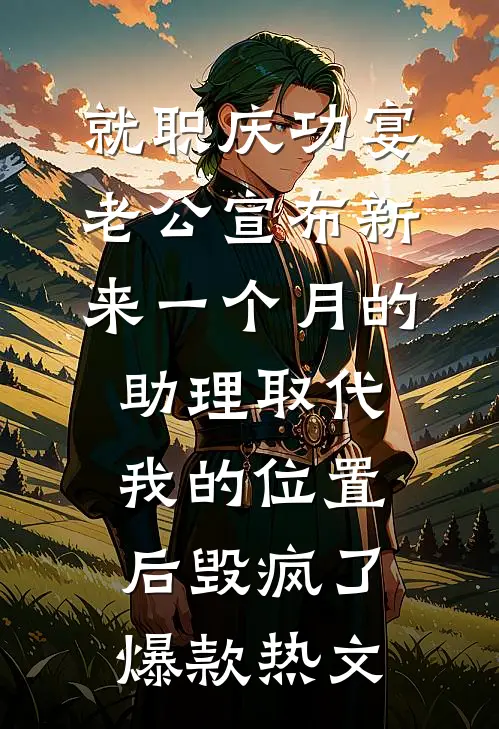 就职庆功宴，老公宣布新来一个月的助理取代我的位置后毁疯了爆款热文