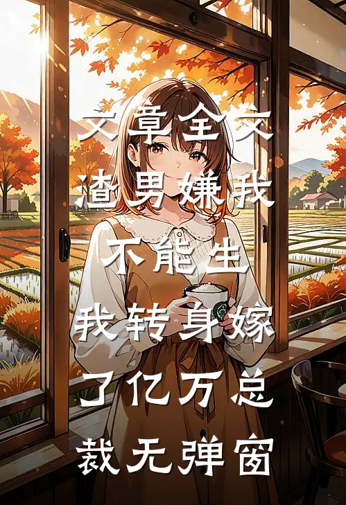 文章全文渣男嫌我不能生,我转身嫁了亿万总裁无弹窗