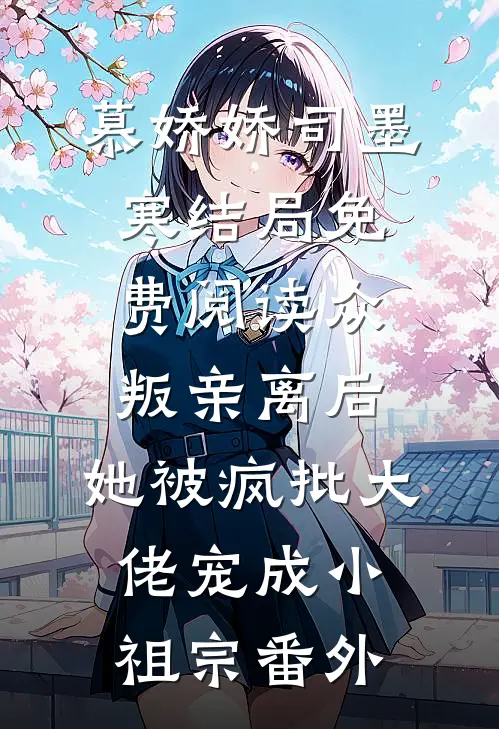 慕娇娇司墨寒结局免费阅读众叛亲离后，她被疯批大佬宠成小祖宗番外