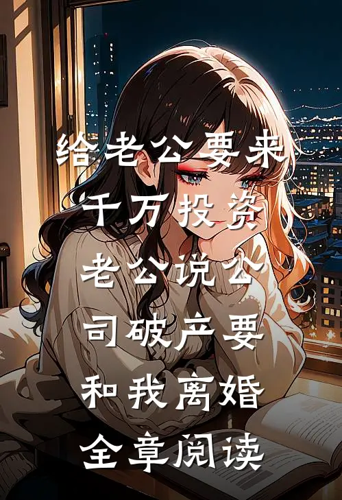 给老公要来千万投资，老公说公司破产要和我离婚全章阅读