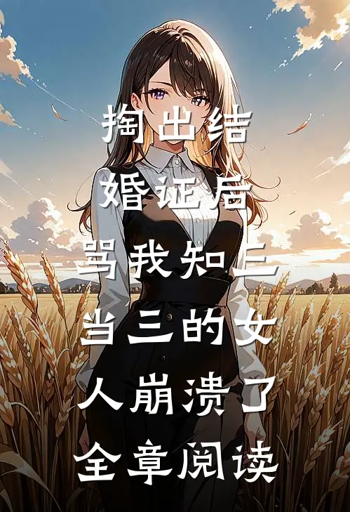 掏出结婚证后，骂我知三当三的女人崩溃了全章阅读