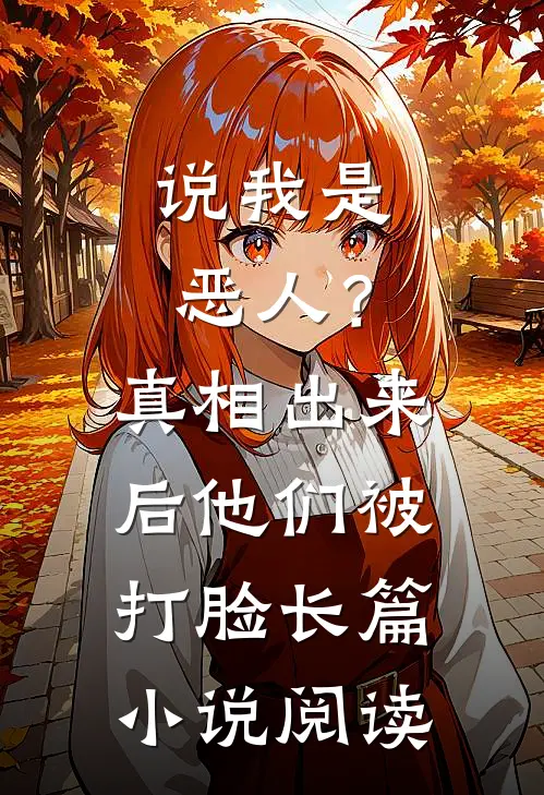 说我是恶人？真相出来后他们被打脸长篇小说阅读