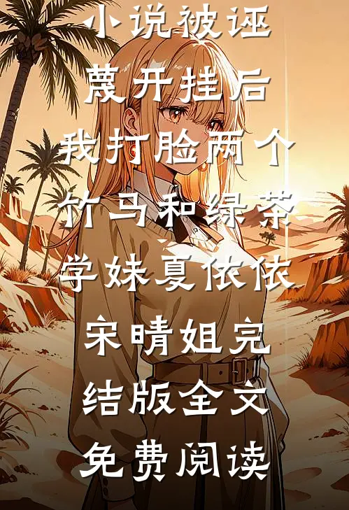 小说被诬蔑开挂后，我打脸两个竹马和绿茶学妹夏依依宋晴姐完结版全文免费阅读