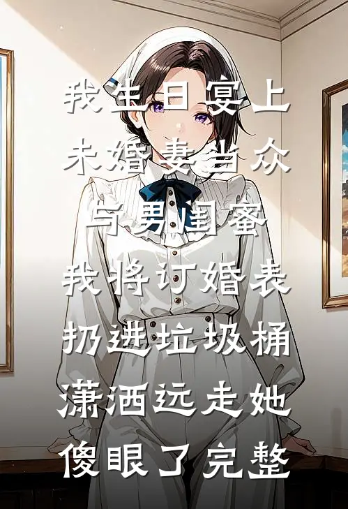 我生日宴上未婚妻当众与男闺蜜,我将订婚表扔进垃圾桶，潇洒远走她傻眼了完整