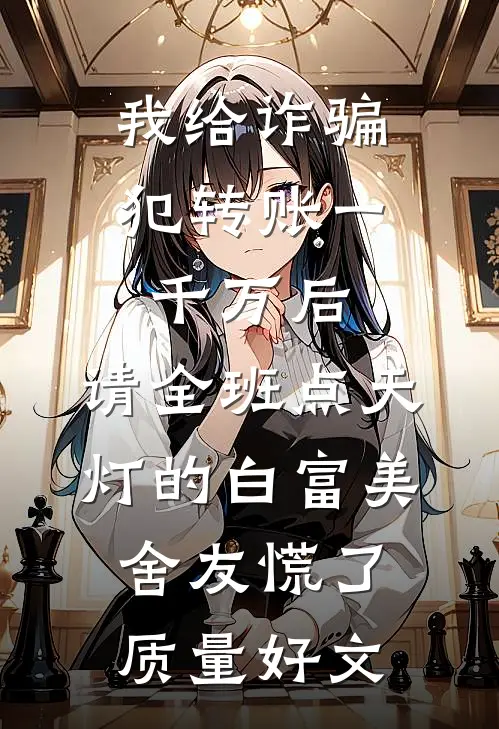 我给诈骗犯转账一千万后，请全班点天灯的白富美舍友慌了质量好文