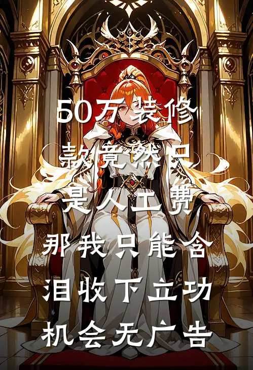 50万装修款竟然只是人工费，那我只能含泪收下立功机会无广告