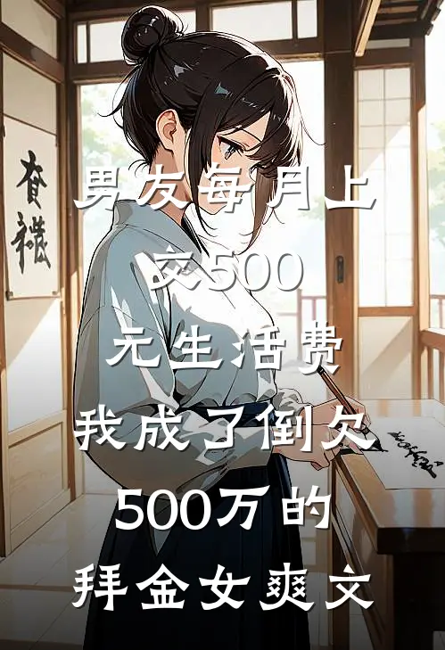 男友每月上交500元生活费，我成了倒欠500万的拜金女爽文