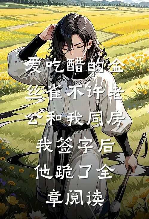 爱吃醋的金丝雀不许老公和我同房，我签字后他跪了全章阅读