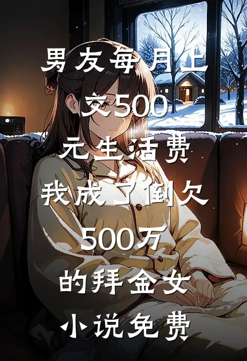 男友每月上交500元生活费，我成了倒欠500万的拜金女小说免费
