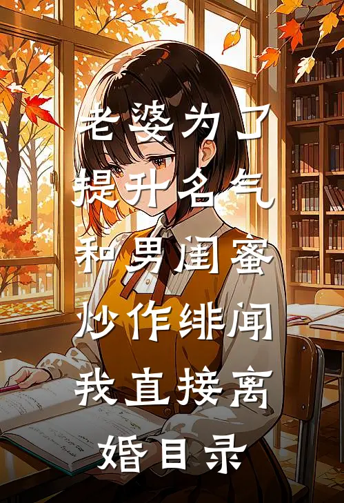 老婆为了提升名气和男闺蜜炒作绯闻，我直接离婚目录