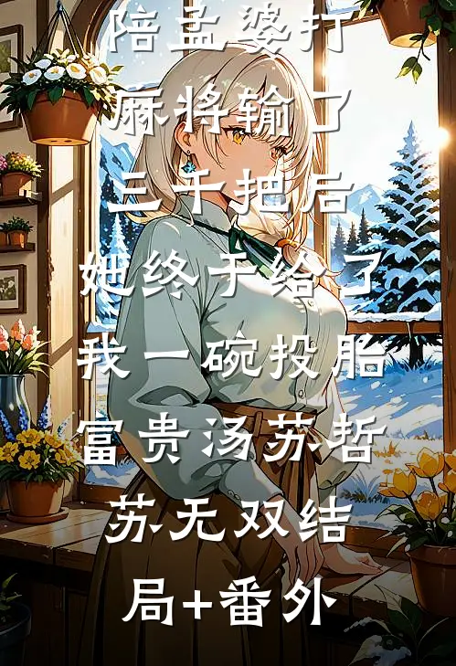 陪孟婆打麻将输了三千把后，她终于给了我一碗投胎富贵汤苏哲苏无双结局+番外