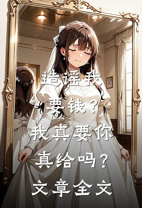 造谣我要钱？我真要你真给吗？文章全文