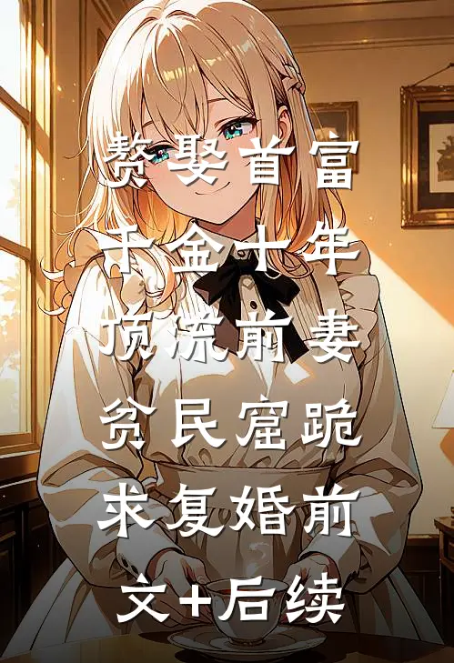 赘娶首富千金十年，顶流前妻贫民窟跪求复婚前文+后续