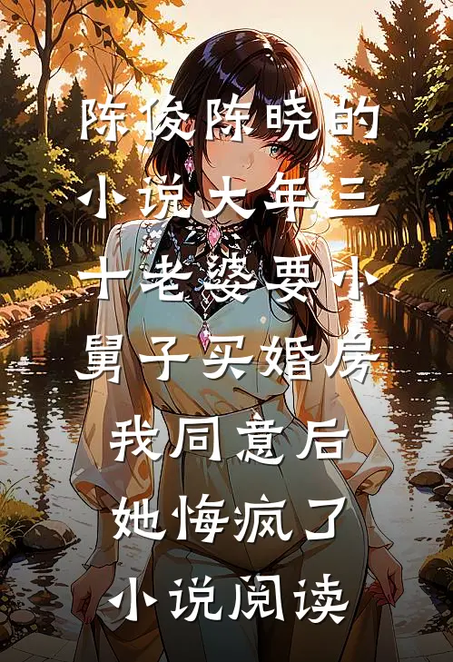 陈俊陈晓的小说大年三十老婆要小舅子买婚房，我同意后她悔疯了小说阅读