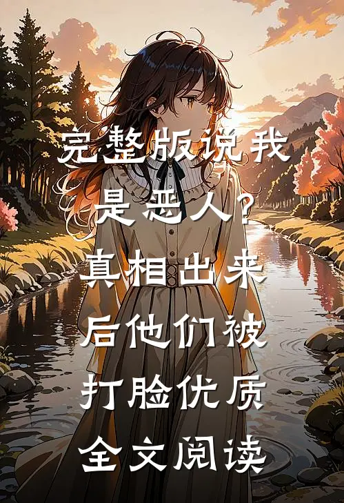 完整版说我是恶人?真相出来后他们被打脸优质全文阅读