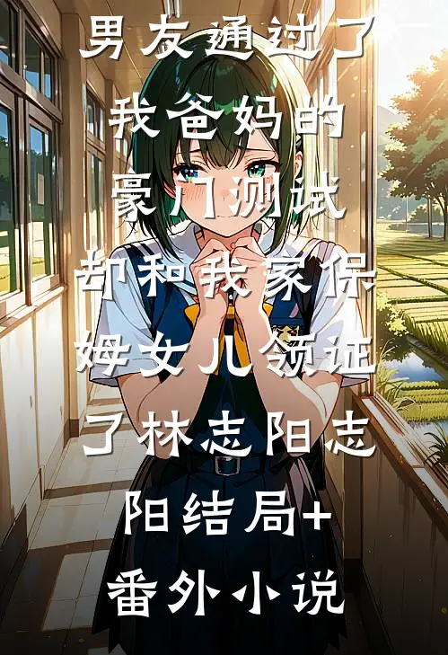 男友通过了我爸妈的豪门测试，却和我家保姆女儿领证了林志阳志阳结局+番外小说