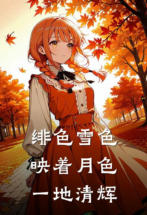 绯色雪色映着月色一地清辉