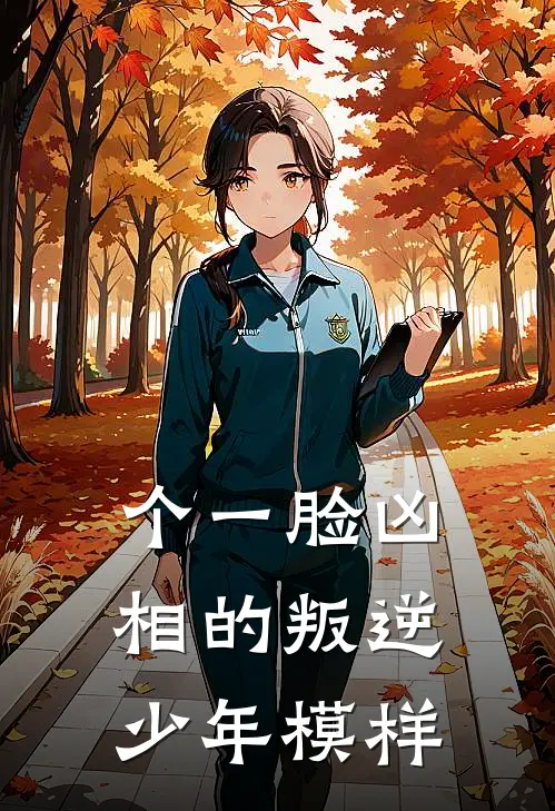 个一脸凶相的叛逆少年模样