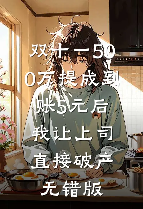 双十一500万提成到账5元后，我让上司直接破产无错版