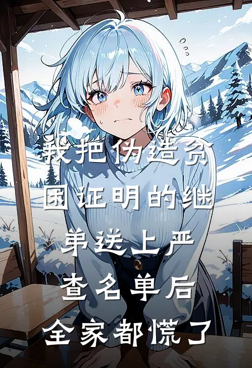 我把伪造贫困证明的继弟送上严查名单后，全家都慌了