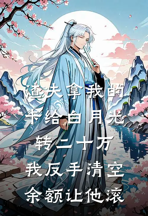 渣夫拿我的卡给白月光转二十万，我反手清空余额让他滚