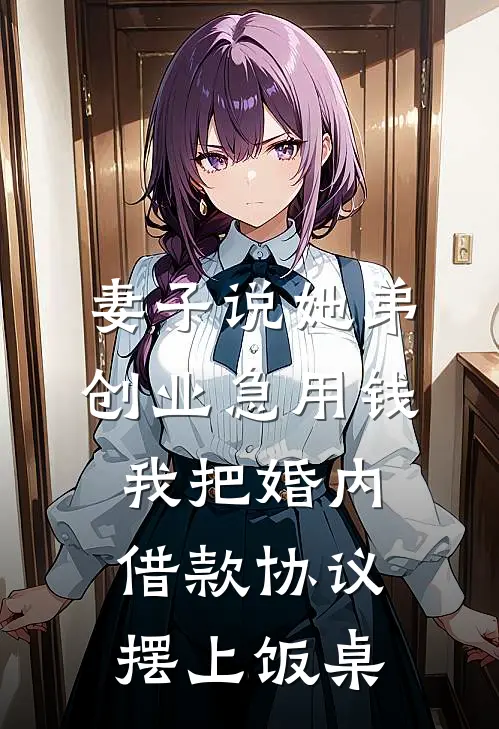 妻子说她弟创业急用钱，我把婚内借款协议摆上饭桌