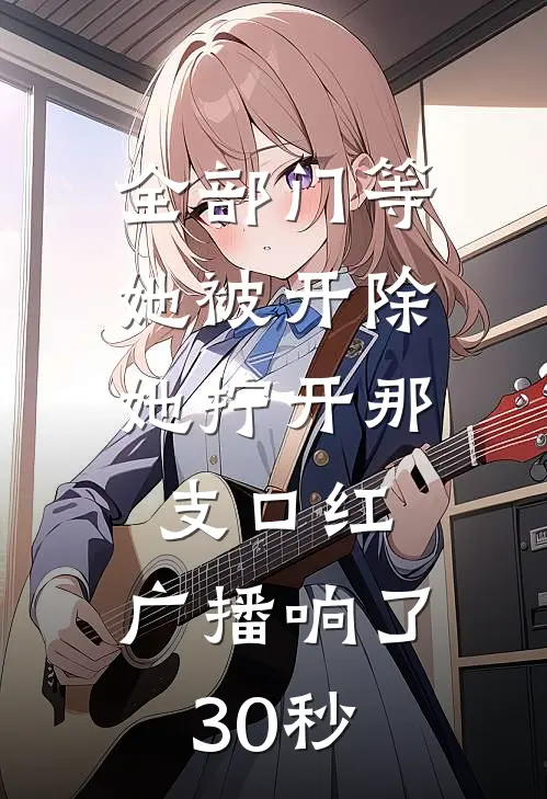 全部门等她被开除，她拧开那支口红，广播响了30秒