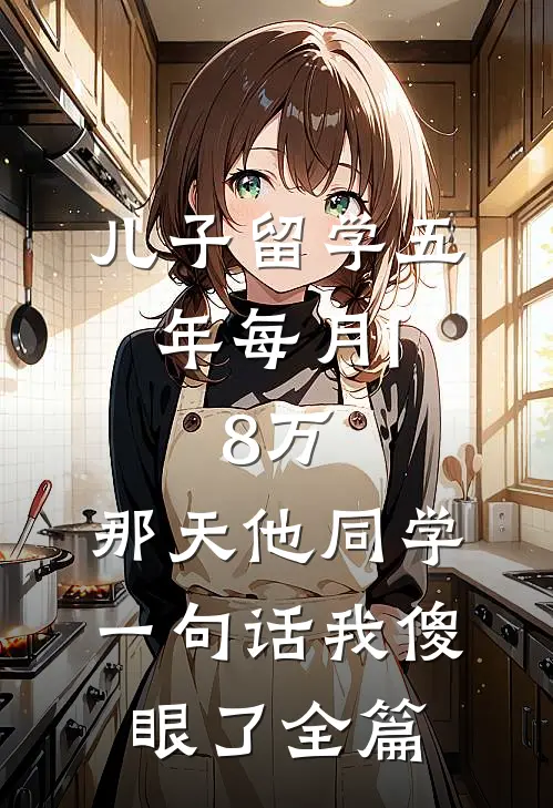 儿子留学五年每月1.8万，那天他同学一句话我傻眼了全篇