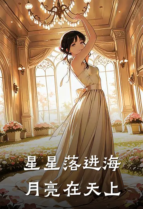 星星落进海，月亮在天上